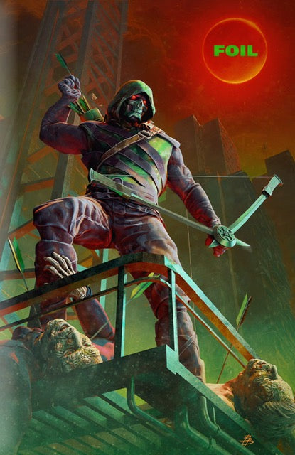 Absolute Green Arrow #1 Bjorn Barends Foil Variant Exclusive Cover premium foil Green Arrow DC Comics
