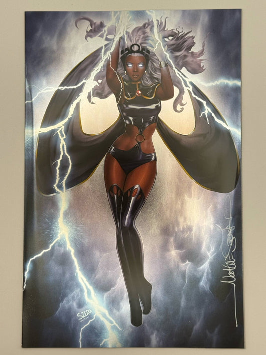 [Signed by Nathan Szerdy] [FOIL] STORM #2 UNKNOWN COMICS NATHAN SZERDY EXCLUSIVE VIRGIN VAR [IN STOCK]