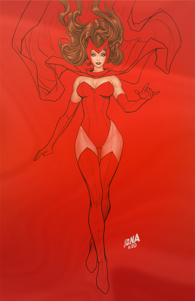 [FOIL] Scarlet Witch #4 Unknown Comics David Nakayama Exclusive Foil Virgin Color Bleed Var (04/05/2023)