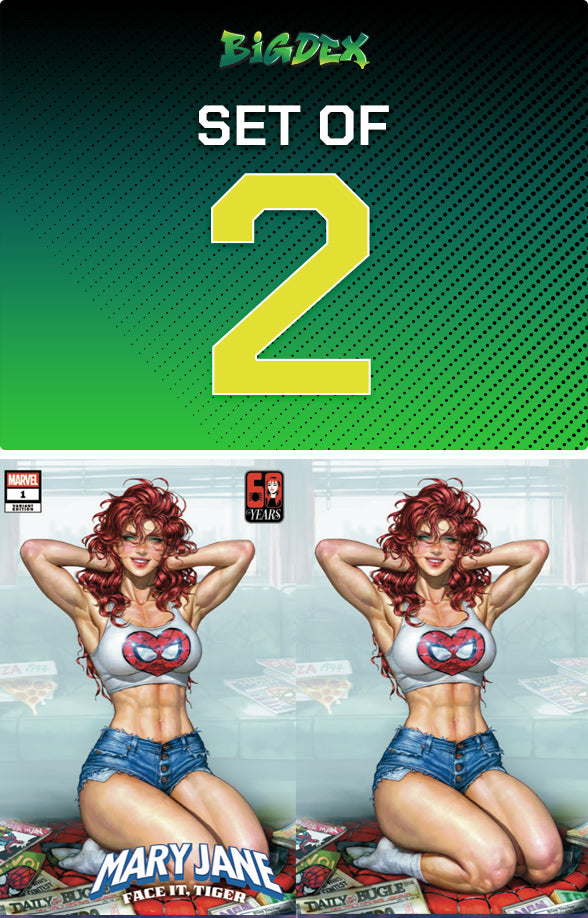 Mary Jane: Face It, Tiger #1 Big Dex Comics Exclusive Kyuyong EOM Trade and Virgin Variant Set