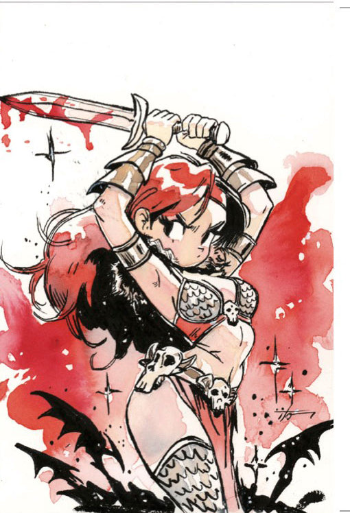 Red Sonja: She-Devil With a Sword #7 ITO Big Dex Comics exclusive front cover