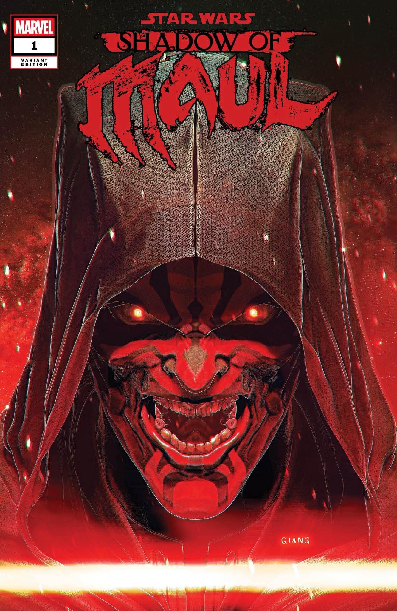 Shadow of Maul #1 JOHN GIANG Big Dex Comics MegaCon Exclusive Trade Dress Variant Cover featuring Darth Maul Star Wars Marvel Comics