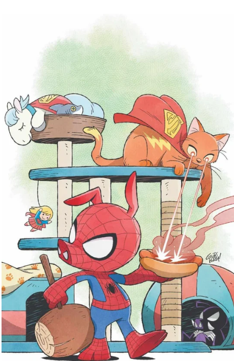 Spider-Man/Superman #1 GURIHIRU Big Dex Comics Exclusive Virgin Variant cover