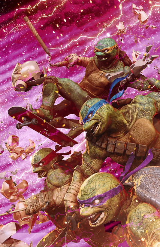 Teenage Mutant Ninja Turtles #300 (#20) Big Dex Comics Exclusive Björn Barends Pink Virgin Variant Cover