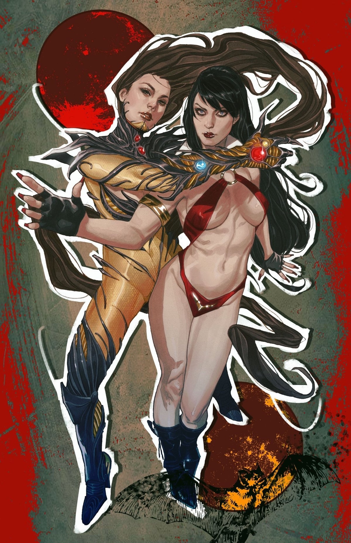 VAMPIRELLA x WITCHBLADE # 1 NYCC SWAY EXCLUSIVE